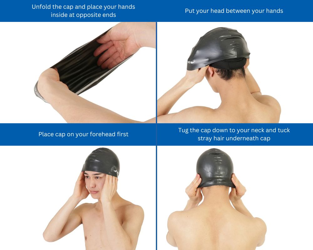 V61 Silicone Swimming Cap